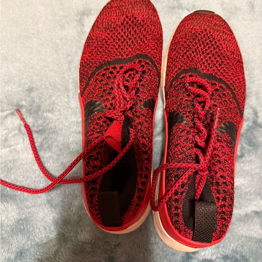 Nike Red and Black Women's Athletic Shoes